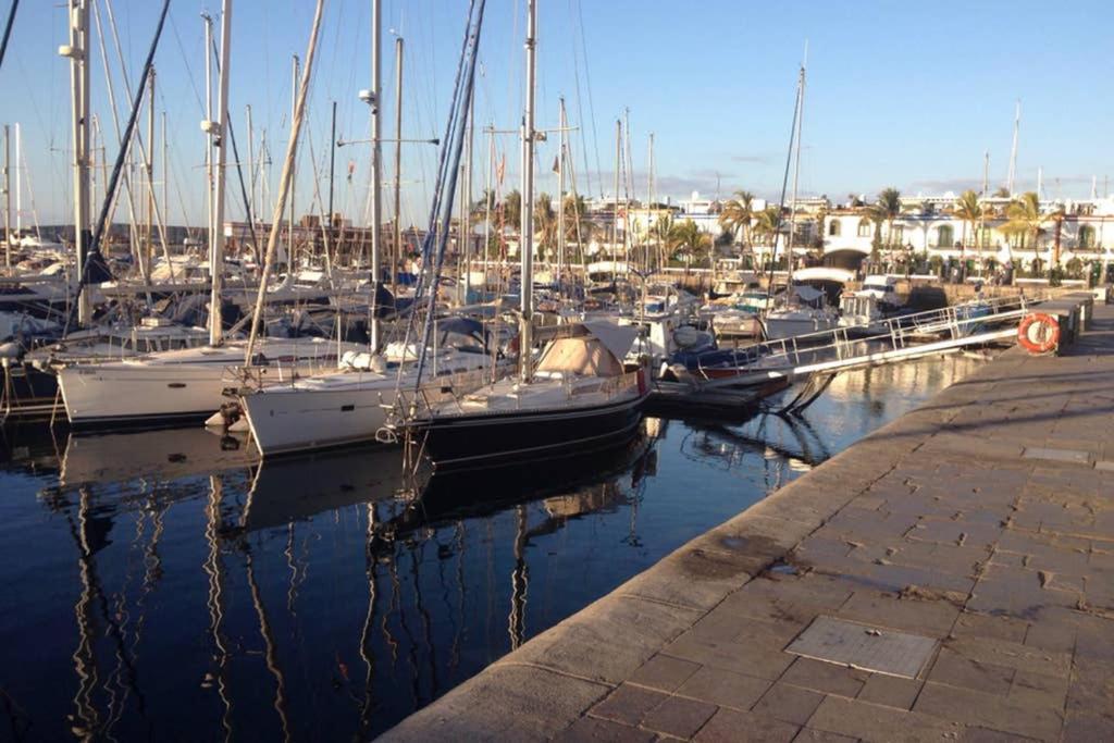 Schoene Wohnung Direkt Am Meer Mit Meerblick, Wlan Puerto De Mogan Exterior photo