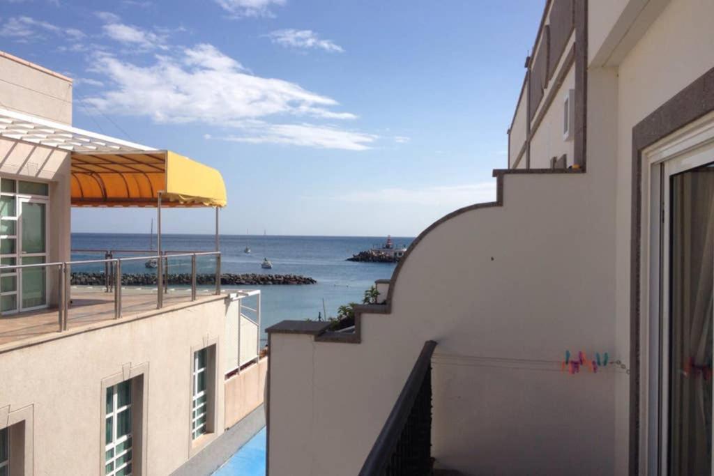 Schoene Wohnung Direkt Am Meer Mit Meerblick, Wlan Puerto De Mogan Exterior photo