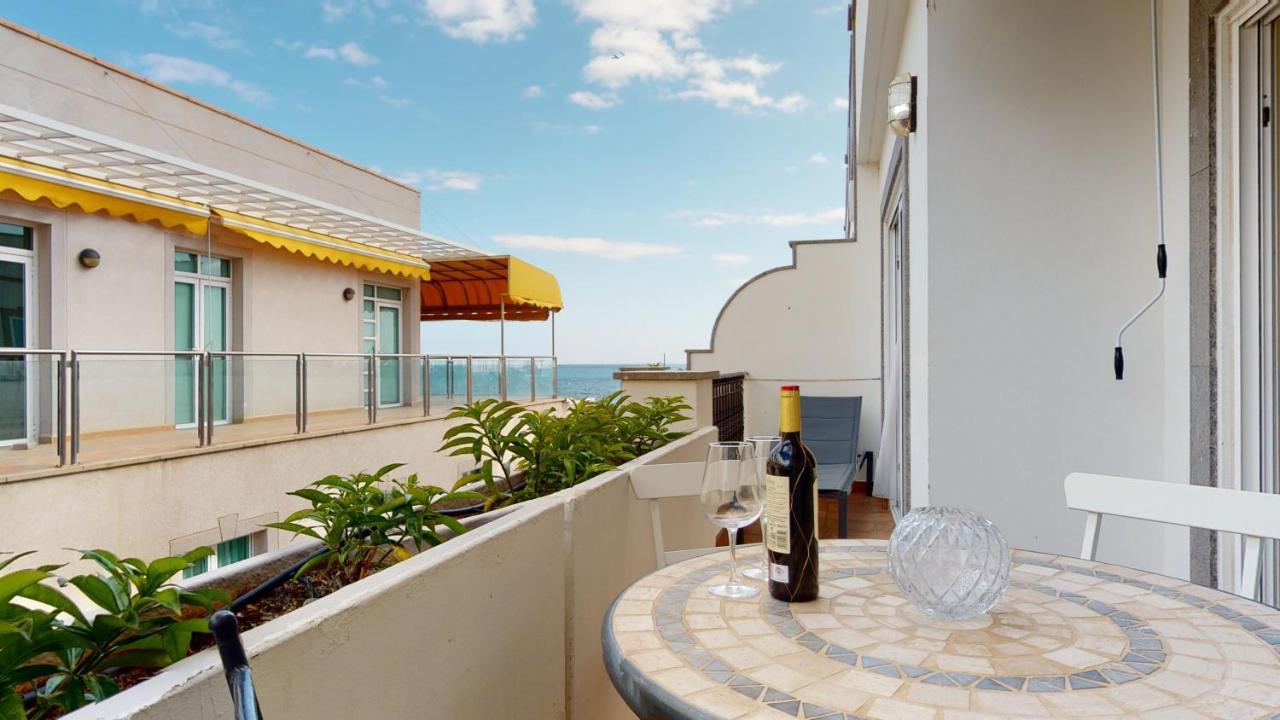 Schoene Wohnung Direkt Am Meer Mit Meerblick, Wlan Puerto De Mogan Exterior photo